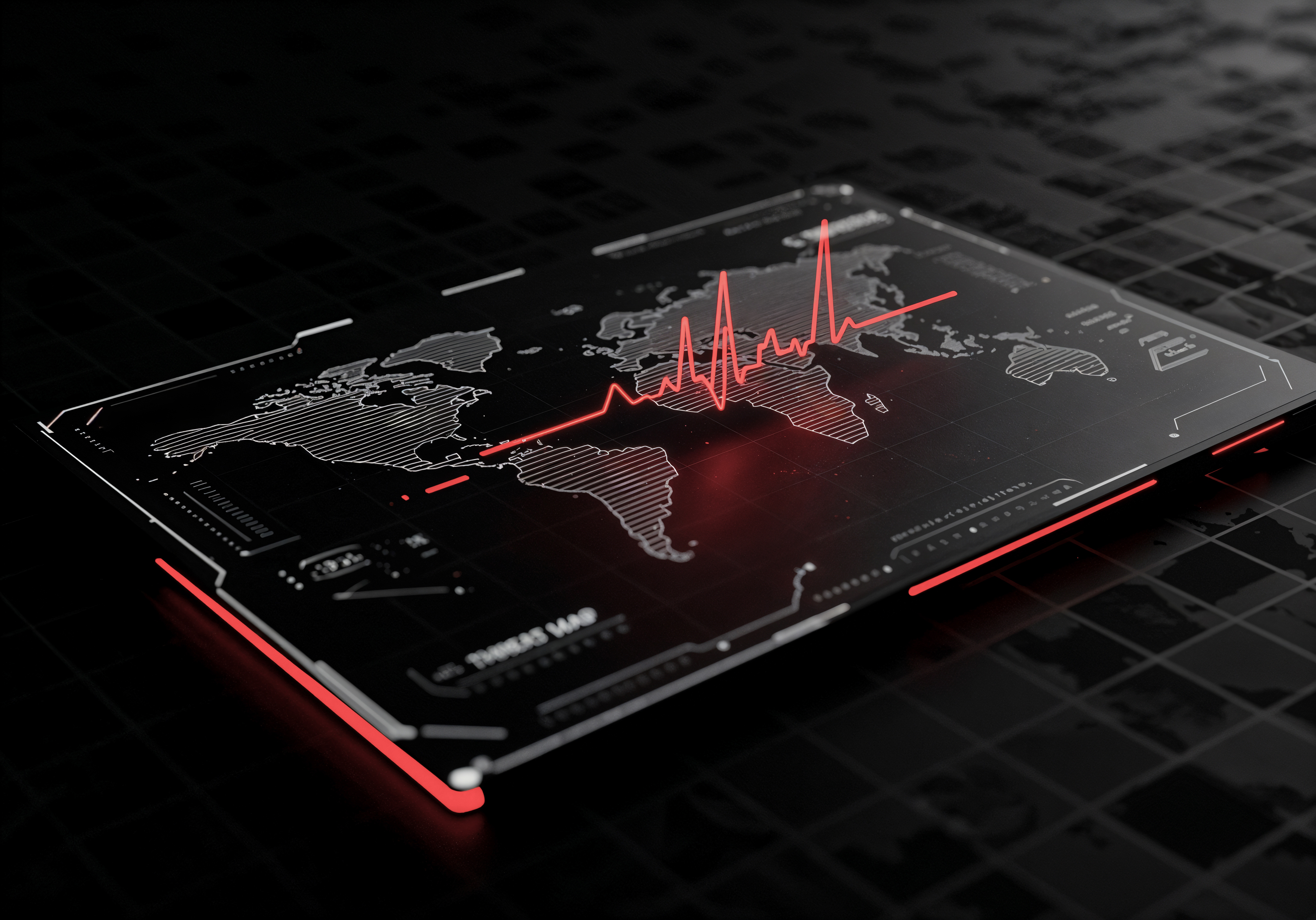 Obligations inflation cr dit - Cybersecurity Threats Map With Real Time Pulse Visualization 