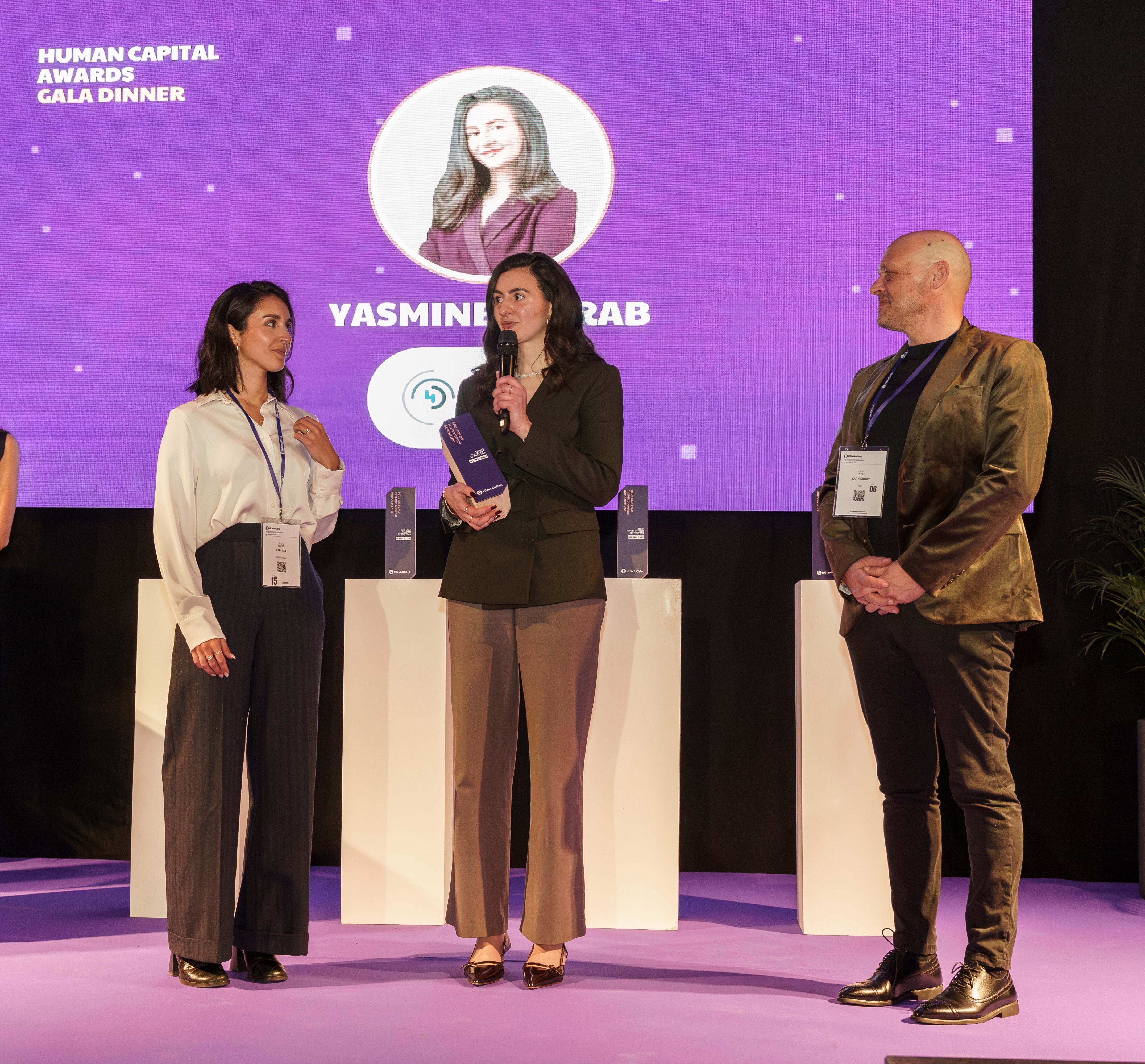 Yasmine Zarrab (Cap4 Group) récompensée aux Human Capital Awards : quand l'hypercroissance s'allie à l'humain et à la stratégie
